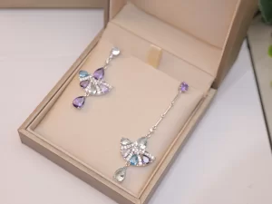 Luxury Womens Jewelry Bvlgari Diamonds Diva Earrings A152PP180 AA156328