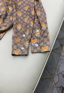 Luxury Womens Clothing Gucci x Kai GG Silk Bowling Shirt SML A198PP480 AA156451