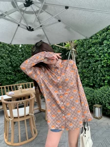 Luxury Womens Clothing Gucci x Kai GG Silk Bowling Shirt SML A198PP480 AA156451