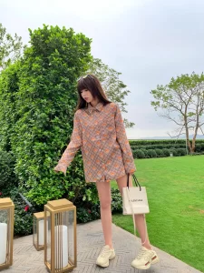 Luxury Womens Clothing Gucci x Kai GG Silk Bowling Shirt SML A198PP480 AA156451