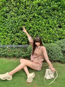 Luxury Womens Clothing Gucci x Kai GG Silk Bowling Shirt SML A198PP480 AA156451