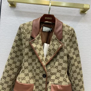 Luxury Womens Clothing Gucci Vintage GG Supreme Canvas Jacket SML A198PP880 AA156961