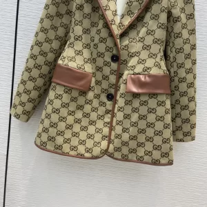 Luxury Womens Clothing Gucci Vintage GG Supreme Canvas Jacket SML A198PP880 AA156961