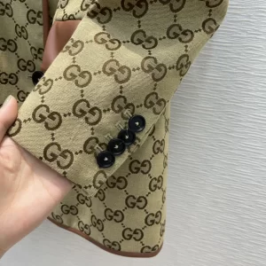 Luxury Womens Clothing Gucci Vintage GG Supreme Canvas Jacket SML A198PP880 AA156961