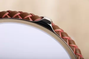 Luxury Womens Jewelry Hermes Open Cuff Woven Leather Bracelet A205PP130 AA157711