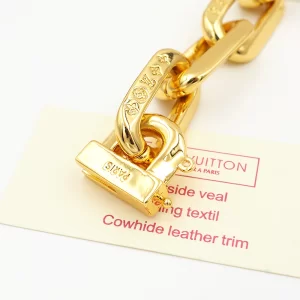 Luxury Womens Jewelry Louis Vuitton Bracelet LV Edge Gold Bracelet A152PP150 AA159698