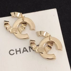 Luxury Womens Jewelry Chanel Earring Chanel Gold CC Crystals Earring A39PP115 AA159889
