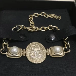 Chanel Bracelet Chanel Crystal CC Chain Bracelet 