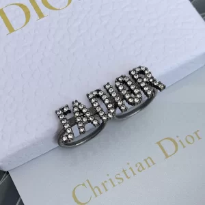 Luxury Womens Jewelry Dior Ring Dior Crystals Jadior Double Ring A205PP150 AA163362