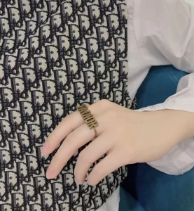 Luxury Womens Jewelry Dior Ring Dior Gold Jadior Double Ring A205PP110 AA163363