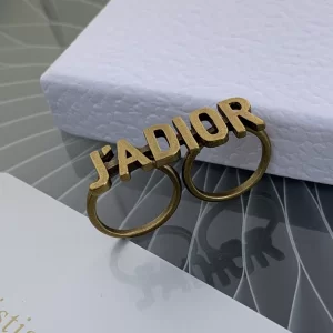 Luxury Womens Jewelry Dior Ring Dior Gold Jadior Double Ring A205PP110 AA163363