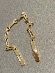 Luxury Womens Jewelry Hermes Kelly Chaine Bracelet in Gold A152PP320 AA163836