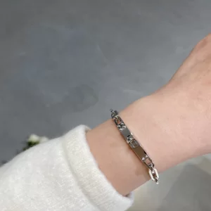 Luxury Womens Jewelry Hermes Kelly Chaine Bracelet in Silver A152PP320 AA163835