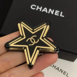 Chanel Brooch Chanel Gold CC Star Brooch 