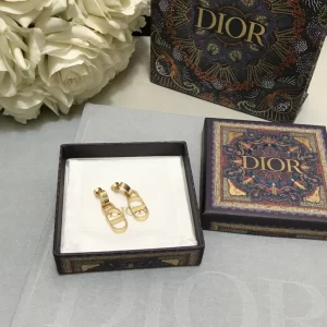 Luxury Womens Jewelry Dior Earring Dior Petit CD Gold Earrings A152PP100 AA164878