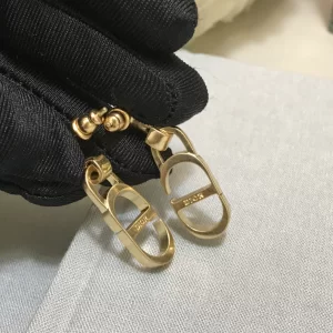 Luxury Womens Jewelry Dior Earring Dior Petit CD Gold Earrings A152PP100 AA164878