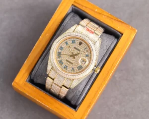 Luxury Mens Watches Rolex Vip Datejust Gold Diamonds Watch 40MM A213PP3680 AA167077