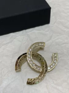 Luxury Womens Jewelry Chanel Brooch Chanel Gold Crystals CC Brooch A152PP110 AA168983