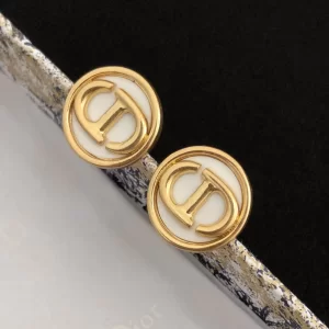 Luxury Womens Jewelry Dior Earring Dior Petit CD Stud Earrings A39PP100 AA171548