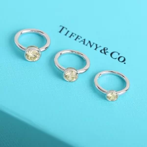 Tiffany Ring Tiffany Bezel Round Rings 
