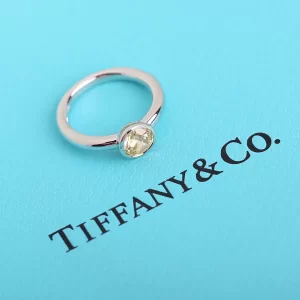 Luxury Womens Jewelry Tiffany Ring Tiffany Bezel Round Rings A205PP280 AA173002