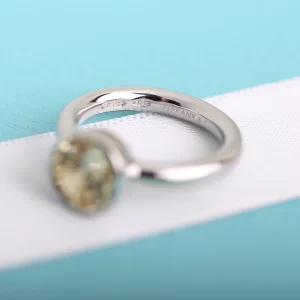 Luxury Womens Jewelry Tiffany Ring Tiffany Bezel Round Rings A205PP280 AA173002