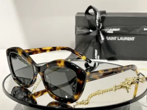 Saint Laurent Luxury Sunglasses Brown YSL68 