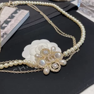Replica Womens Belts Chanel Pearls and Chain Necklace Belt A152PP280 AA174554