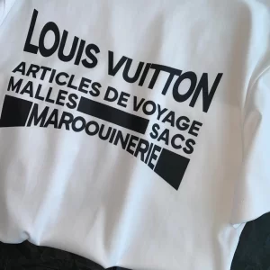 Replica Womens Clothing Louis Vuitton White Cotton T Shirt SML A154PP280 AA176532