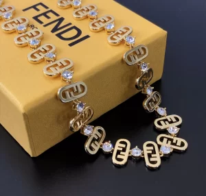 Luxury Womens Jewelry Fendi Necklace Olock Necklaces A39PP180 AA177186