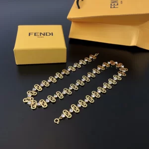 Luxury Womens Jewelry Fendi Necklace Olock Necklaces A39PP180 AA177186