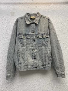 Gucci GG Jacuard Denim Jacket 