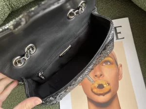 Replica Womens Handbags Chanel 2022 Mini Flap Bag in Sequin 20CM A103PP1080 AA178525