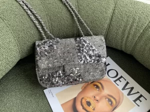 Chanel 2022 Mini Flap Bag Sequin