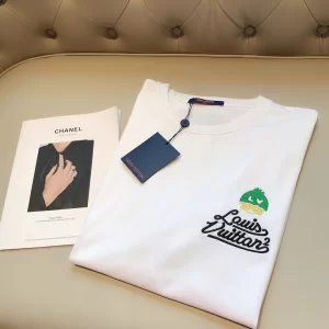 Replica Womens Clothing Louis Vuitton White Cotton T Shirt XS To L A218PP180 AA178972