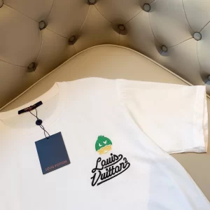 Replica Womens Clothing Louis Vuitton White Cotton T Shirt XS To L A218PP180 AA178972