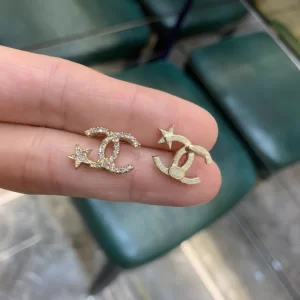 Replica Womens Jewelry Chanel Crystals CC Star Earrings A152PP110 AA178929