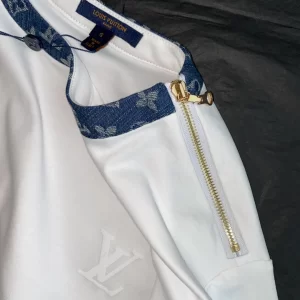 Replica Womens Clothing Louis Vuitton White Cotton T Shirt SML A228PP280 AA179560