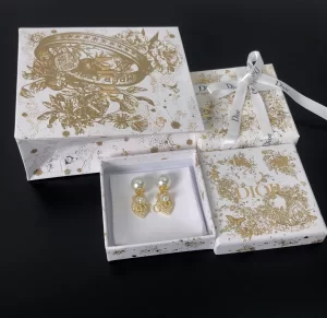 Replica Womens Jewelry Dior Tribales CD Crystals Heart Earrings A39PP130 AA180139