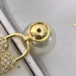 Replica Womens Jewelry Dior Tribales CD Crystals Heart Earrings A39PP130 AA180139