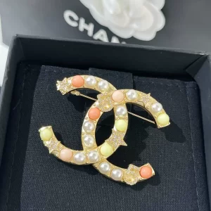 Chanel VIP CC Logo Brooch 