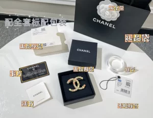 Replica Womens Jewelry Chanel VIP CC Logo Brooch A62PP190 AA180623