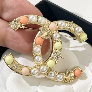 Replica Womens Jewelry Chanel VIP CC Logo Brooch A62PP190 AA180623