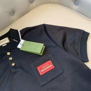Replica Womens Clothing Gucci Black Cotton Polo T Shirt SML A218PP180 AA180831
