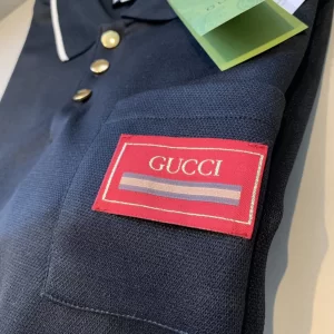 Replica Womens Clothing Gucci Black Cotton Polo T Shirt SML A218PP180 AA180831