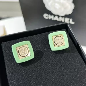 Replica Womens Jewelry Chanel VIP CC Logo Square Earrings AB8423 A62PP180 AA180843