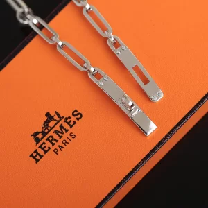 Replica Womens Jewelry Hermes Kelly Chaine Chain Bracelet Silver A205PP290 AA182042