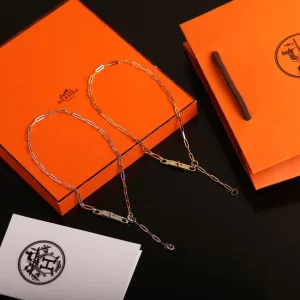 Replica Womens Jewelry Hermes Kelly Chaine Choker Gold Necklace A205PP480 AA182048