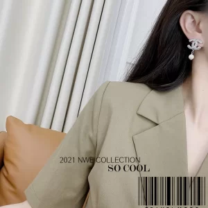 Replica Womens Jewelry Chanel VIP Pearls CC Logo Earrings A62PP170 AA182280