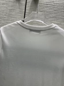 Replica Womens Clothing Dior 2022 White Cotton Jersey T Shirt SML A29PP380 AA184035